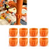 muhwqs Tube Connector Compatible with Air Toobz Building Adapter 8 Pack