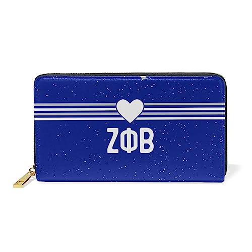 Bad Bananas - Zeta Phi Beta Sorority Paraphernalia - Vegan Leather Zip Wallet - Official Vendor