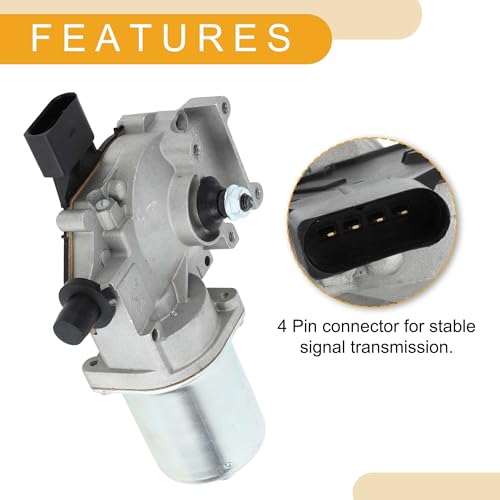 Image of Windshield Wiper Motor No.22820106 Car Front Windscreen Wiper Motor Replacement for Buick Enclave for Chevrolet Traverse 2013-2017 for GMC 4 Pin