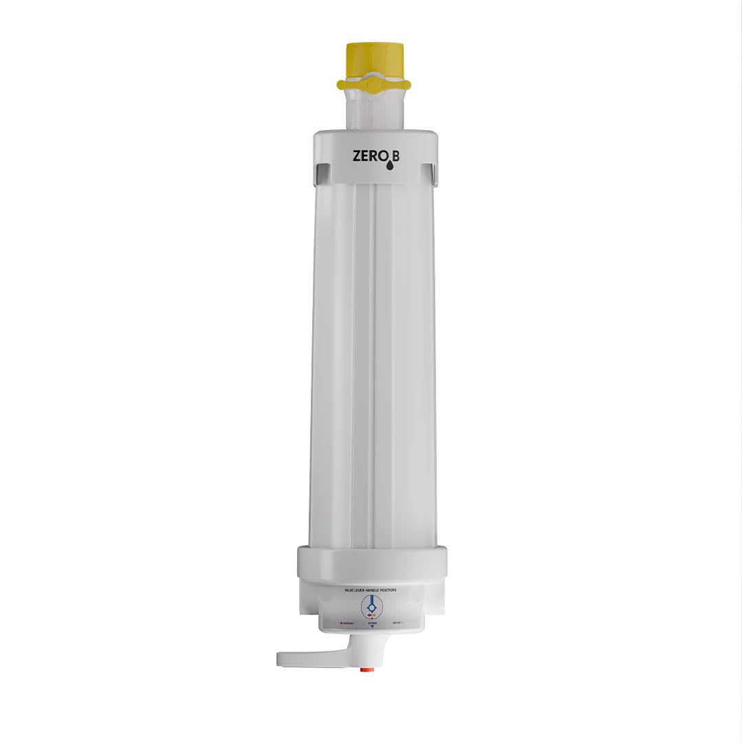 ZeroB 20-Inch Backwash Water Softener for Home | Non-Electric Hard Water Filter | Reduces Hardness up to 500 ppm | Prevents Scale in Geysers & Appliances | Wall-Mounted-image-16