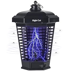 Night Cat Bug Zapper Mosquito Killer Lamp Elektrische Fly Killing Lamp 4200V voor Indoor Outdoor met 18W UV Licht