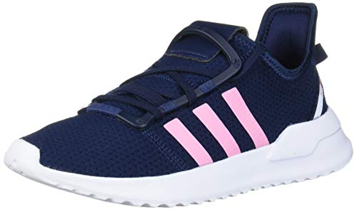 adidas Originals Baby U Path Run C Sneaker, Collegiate Navy/Light Pink/FTWR White, 3