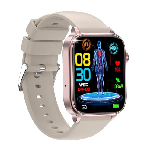 JUSUTEK �ߘa 2025 �����X�}�[�g�E�H�b�`�ʘb�@�\�t�� 1.96�C���`HD��ʘr���v 24���ԃZ���T�@�\ 200+�����Վ��R�ݒ�CIP68�h���Csmart watch,���y����A�Q�[���C�d��C�j�����p,SMS/Line/Gmail�ʒm,���M�\��,