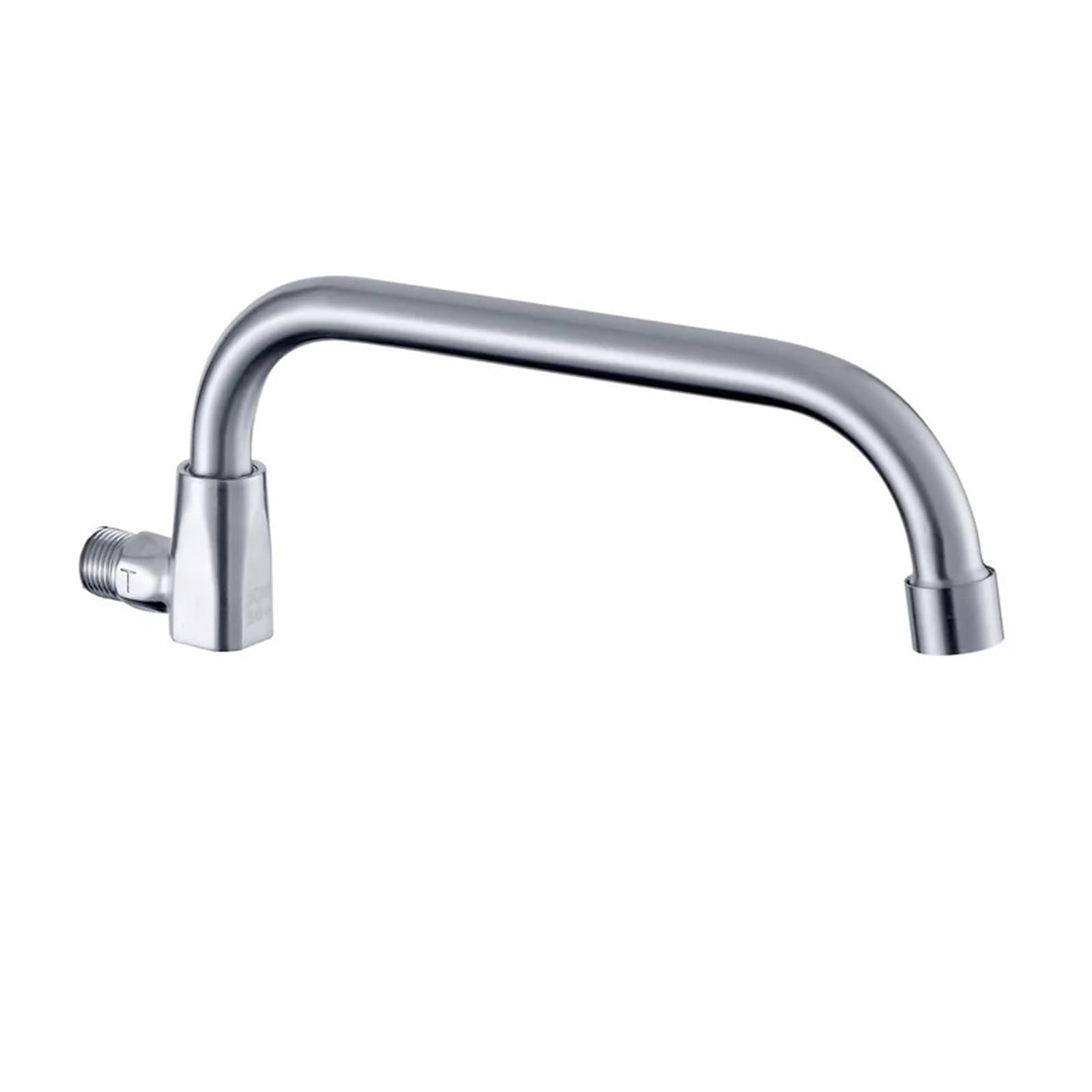 Robinet d'eau froide simple mural anti-gaspillage en acier inoxydable 304
