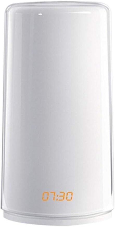 ナイトライト 5自然音時刻表示にタッチテーブルランプの暖かい明るさ調節可能なナイトライトは、ウェイクアップライトアラームクロック