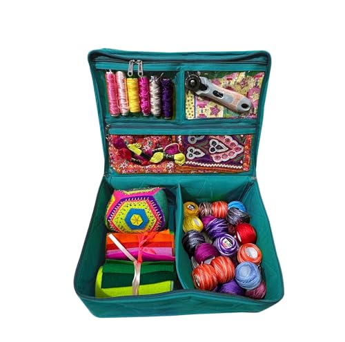 Image of All Purpose Storage Organizer Tote - Quilting, Sewing,Knitting, Portable, Multifunctional