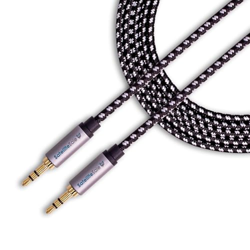 Cable Auxiliar Stereo Jack 3.5mm Macho a Macho 6 pies miniatura 1