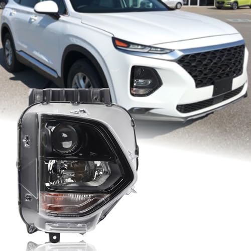 2019-2020 Hyundai Santa Fe Passenger Headlight Assembly Halogen