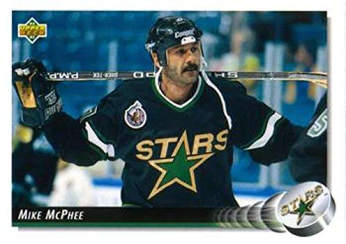 1992-93 Upper Deck High Series 2 Hockey #538 Mike McPhee Minnesota North Stars Official UD NHL Trading Card