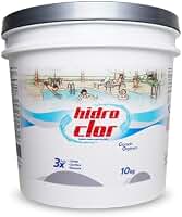 CLORO ORGÂNICO TRIPLA AÇÃO 36% HIDROCLOR 10Kg para Piscina, Desinfeta, Clarifica e Decanta, 36% Concentração, Tratamento de Água