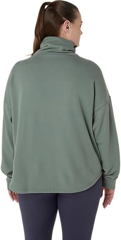 ASICS Women's NAGINO FRENCH TERRY HIGH NECK TO TRAINING Apparel