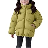 BFAFEN Girls Fashion Tops Boys Girls Winter Coat Windproof Thicken Stand Collar Quilted Jacket Warm Puffer Jacket for School Ski 1-8 Years
