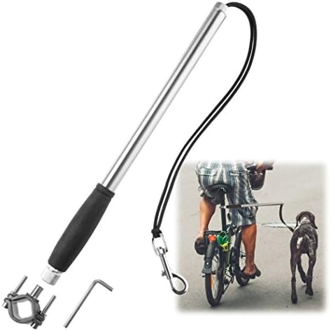 Deyace Hands Free Leash, Dog Bicycle Exerciser Leash 2019 Newest Model Built-in Buffer Spring - Soft & Easy Pull Tug Free Control from Small to Large Dogs
