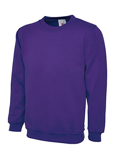 Uneek UC203 - Purple - XXL - 300 GSM - Classic Sweatshirt XX Large