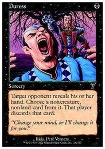 Magic: the Gathering - Duress - Seventh Edition