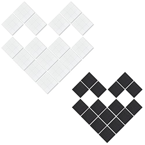 Bxi Self-Adhesive Grid 3D Wall Panel（White & Black） #TOP6
