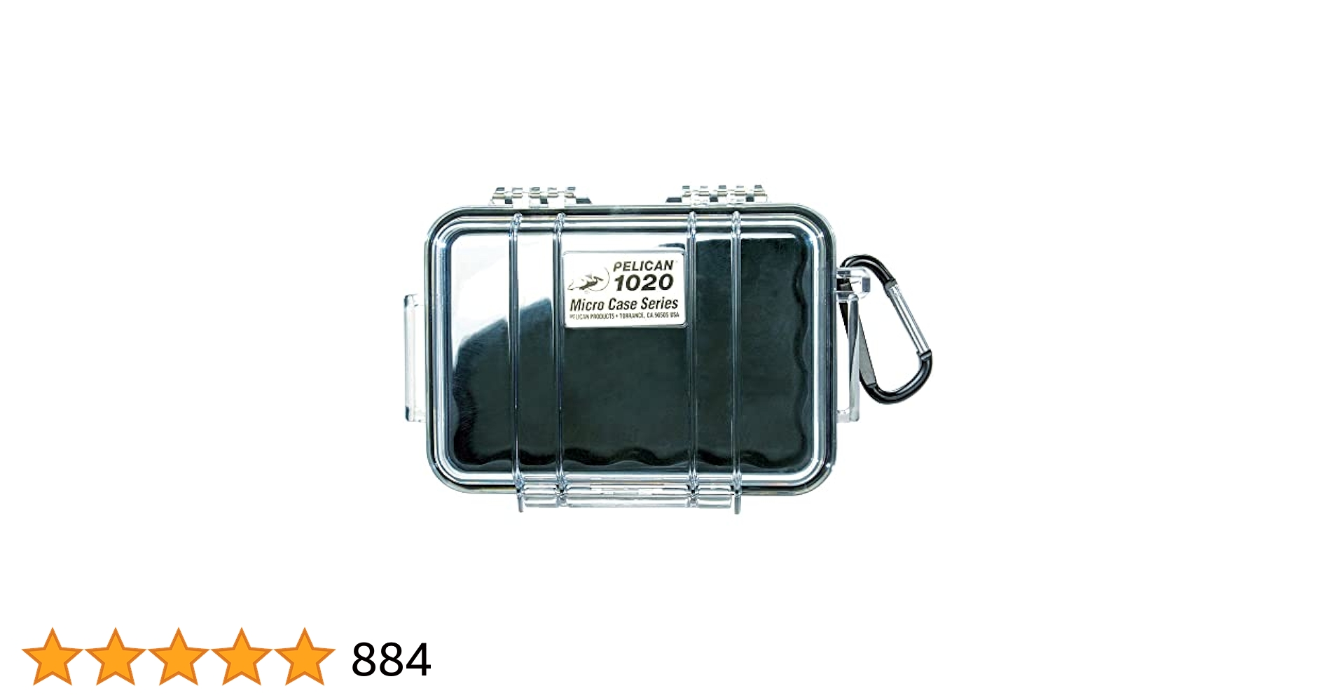 Amazon.com: Pelican 1020 Micro Case (Black/Clear) : Sports