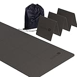 WeMe Esterilla de viaje plegable para yoga (marrón