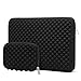 Price comparison product image MOSISO Laptop Sleeve Compatible with MacBook Air/Pro, 13-13.3 inch Notebook, Compatible with MacBook Pro 14 inch M3 M2 M1 Chip Pro Max 2024-2021, Diamond Foam Neoprene Bag with Small Case, Black
