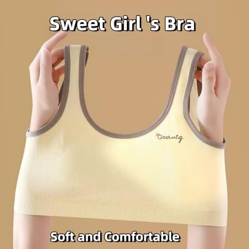 Girls Training Bra,Beginner Bras for Girls with Pads,Teen Bras for Girls Ages2