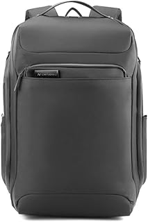 L'AVVENTO BG405 | Laptop Backpack | Fits up to 15.6?, Tablet Pocket, USB Out, Water-Repellent Polyester | Travel & Office | Black