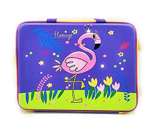 Image of Cute Printed Multi-Layer Large Capacity Hardtop Bag, Multipurpose Hardtop Laptop Bag with Handle Tablet Bag for Kids(Print May Vary)