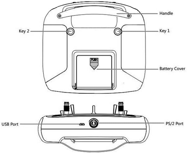 Miniatura 8 de 10 canales Control remoto 2.4G Hz Flysky I6S transmisor Sistema de radio Ia10B receptor Rc camión avión excavadora cargador