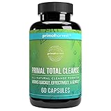 Full Body Detox Cleanse by Primal Harvest, Primal Total Cleanse Works as Colon Cleanse, Liver Cleanse, Kidney Cleanse, Gut Cleanse, Bowel Cleanse, Intestinal Cleanse, & Stomach Cleanse, 60 Detox Pills