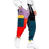 Aelfric Eden Woens Casual Cargo Pants Colorful Harem Joggers Harajuku Sweatpants Hip Hop Streetwear Trousers