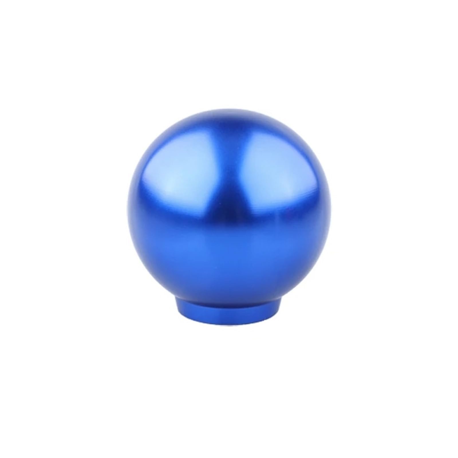 Sauanmnktp Blue Gearshift Knob For Most Cars Manual Transmission Vehicles Interior Replacement Parts Round Ball Gear Shift Knob
