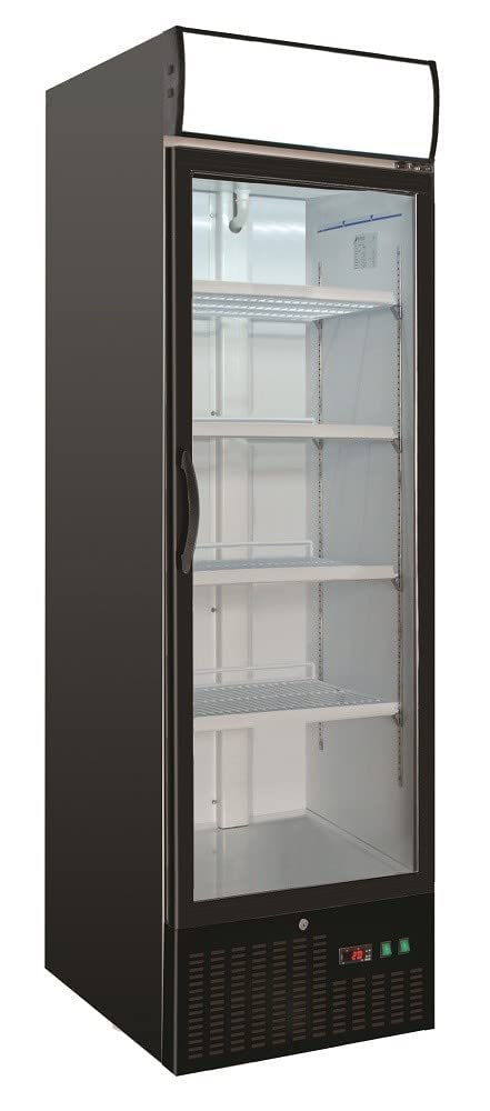 Armoire a Boisson Vitrée 460 litres - Positive - Combisteel - R290Acier peint noir1 PorteVitrée