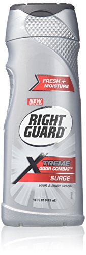 Right Guard Xtreme Odor Combat, Surge, Hair & Body Wash, 16 Fl. Oz.