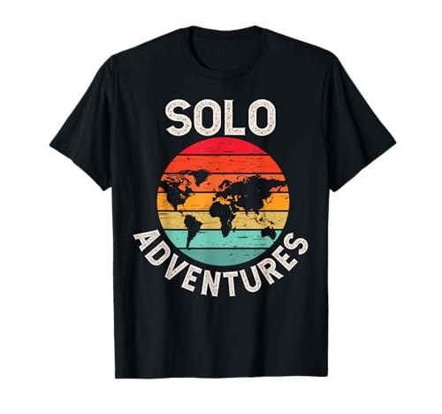 Aventuras en solitario, Viajar en solitario, Viajar Camiseta