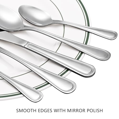 Cutlery Set For 6 People, 24 Pieces - Otto Koning Frankfurt- Stainless Steel Flatware Set, Mirror Polished. Silverware Set With Spoon Knife And Fork. Classic & Simple Design - 4