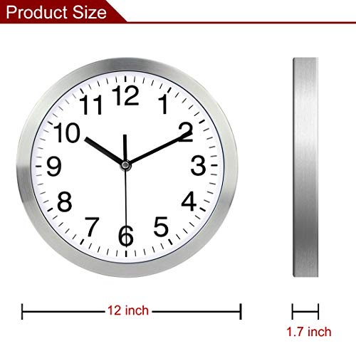 Modern Glass Cover Wall Clock image product image