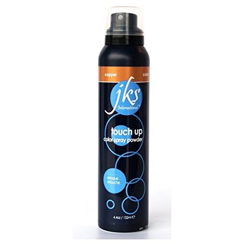 JKS® Touch Up Spray COPPER GOLD, temporary hair color spray powder Cover