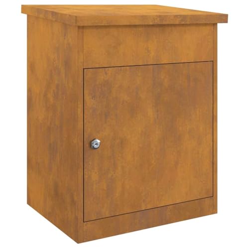 vidaXL Buzón de acero 44x35x59 cm