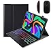 Produktbild GUPENAA Tastatur Hülle für Lenovo Tab M10 TB-X605F/X505F-2019 mit Touchpad, 7-Farbige Beleuchtung, Magnetische Abnehmbare Kabellose Bluetooth-Tastatur mit Maus