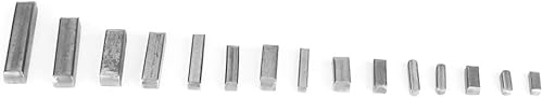 Miniatura 7 de Llaves de eje de transmisión paralelo, 140 unidades de 8/10/12/16/20/25/1.181 in de punta redonda de plumas de punta redonda, juego de llaves