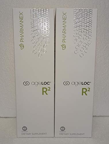 Pack of Two: Pharmanex ageLOC R2, Day and Night 30 Day Supply Box