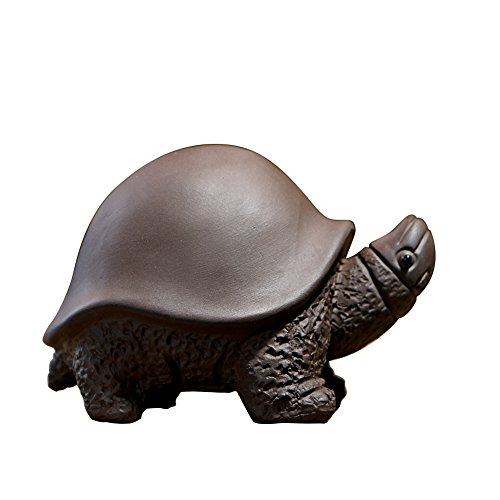 Hoobar Chinese Zisha Tea Pet, Tea Tray Pet Accessories Handmade Tortoise Tea Pet for Kungfu Tea Tray A Perfect Gift for Tea Lovers