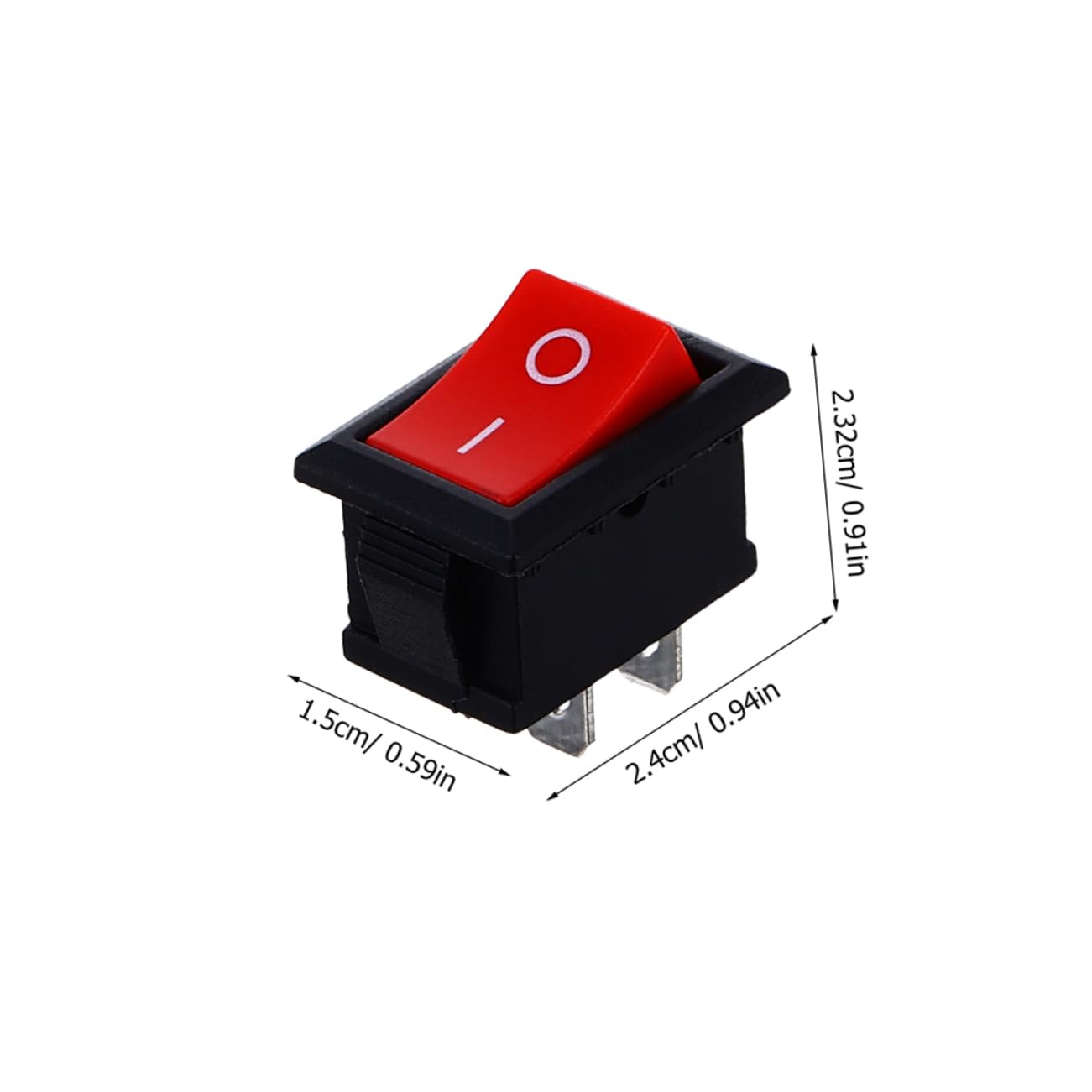 Healifty Boat Switches Pack 20 Pieces Kcd1-101 Switches for Auto Boat Home Appliances