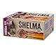 Shelma Katzen-Nassfutter Fleisch Megapack mit den Sorten Rind, Truthahn, Huhn und Ente – Getreidefreies Alleinfuttermittel mit hohem Fleischanteil – 40 x 85 g (3,4 kg)