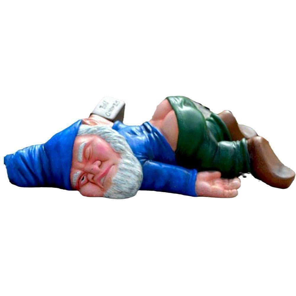 Muiltvoe Funny Gnome Ornaments Resin Figurines Naughty Garden Gnome Garden Decoration Figurines Decoartion Garden Gnome Villa Statue