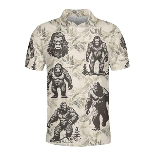 Golf Polo Shirts for Men Mens Polo Shirts Short Sleeve Button Up Shirt Men Casual Aloha Mens Shirts