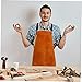 LOUYENOUS 1pc Apron Leather Apron Carpenters Apron Women Coat Blacksmith Apron Mens Coats Thicken Electric Welding Clothing Welding Leather Coat Protective Clothing Apron Clothing Tool Bib