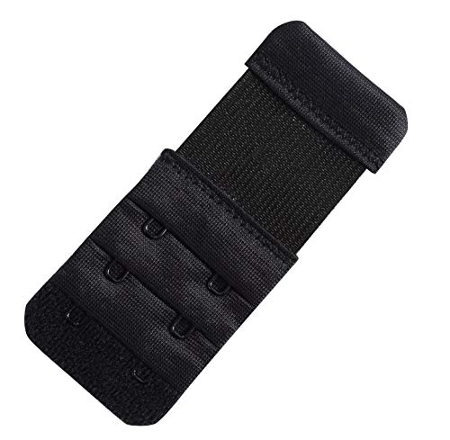 Image of YARBAR Bra Extender 2 Hook Soft Elastic Bra Strap Extension Extenders Pack of 3