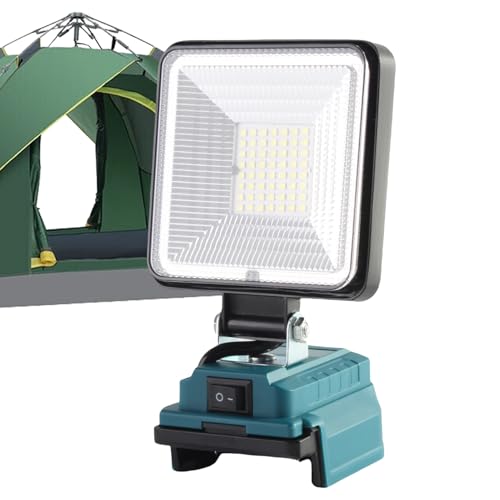 Luz De Trabajo LED Recargable,Linterna Inalámbrica | Linterna Portátil con Puerto de Carga USB y Type C para Mantenimiento de Vehículos Renovación del Hogar Camping y Exteriores