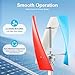 Wind Turbine Generator Kit, 400W 24V Portable Vertical Helix Wind Power Turbine Generator Kit Three-phase AC Permanent Magnet Generators w/3 Blade for Boats Gazebos & Houses