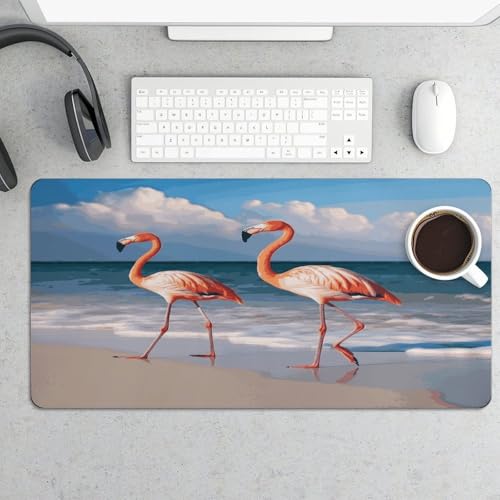 Pad Mouse Grande Estilo Pink Flamingo 30x60cm miniatura 5